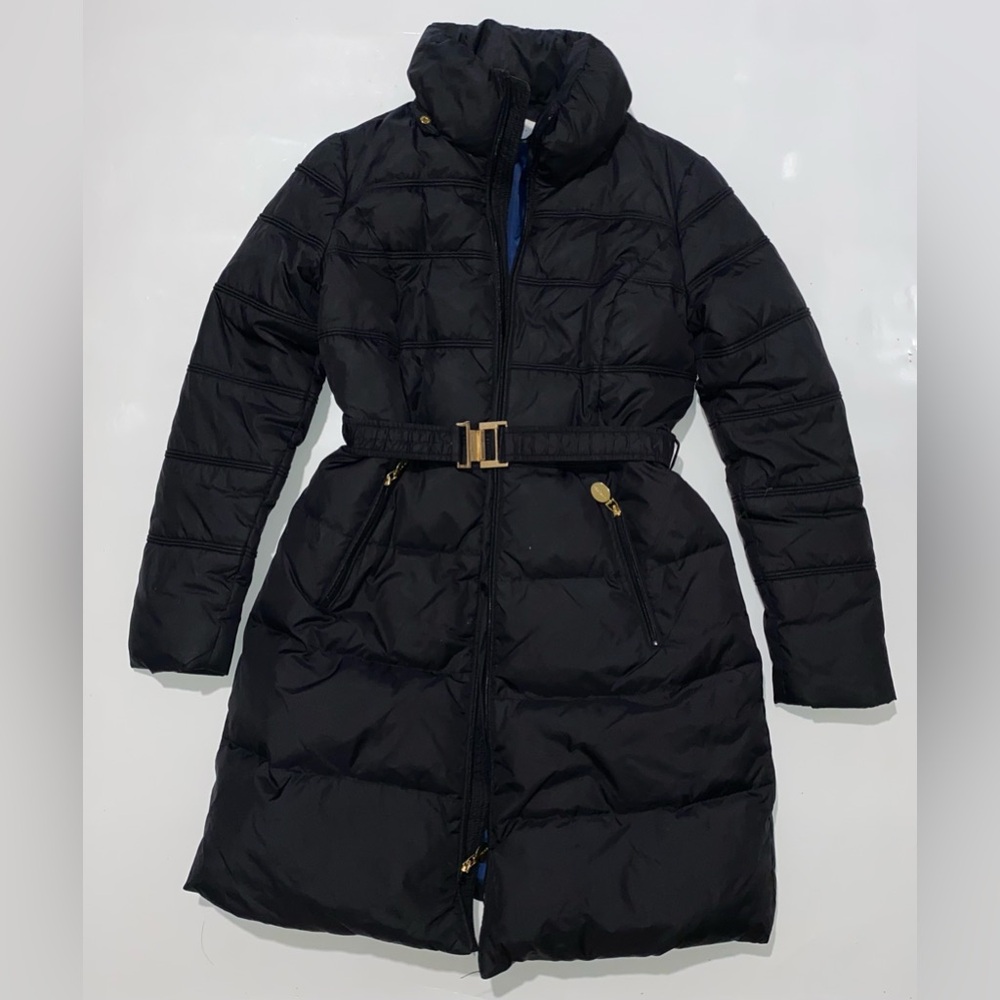 Aritzia Black Belted Puffer Jacket